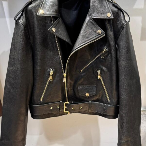 Кожаная куртка Biker (натуральная кожа, Upper-middle) Косуха