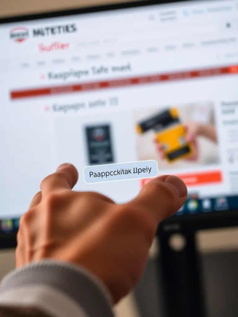 A user selecting a specific product and clicking a button to request a price quote.